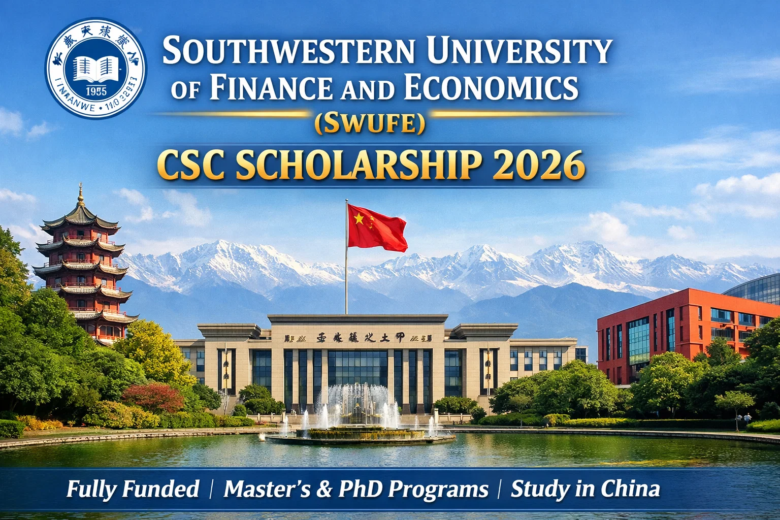 Southwestern University of Finance and Economics CSC Scholarship 2026
