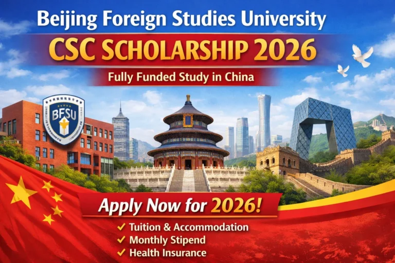 Beijing Foreign Studies University CSC Scholarship 2026