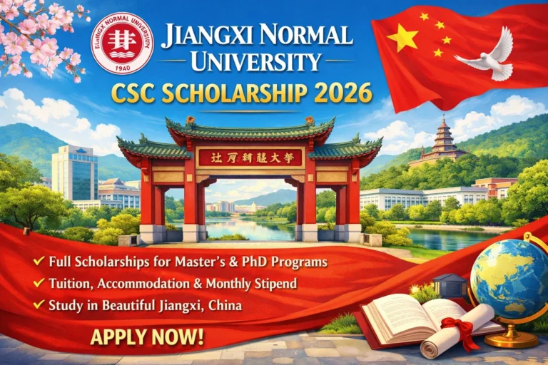 Jiangxi Normal University CSC Scholarship 2026